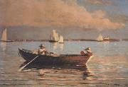 Winslow Homer Gloucester Harbor (mk44) oil painting on canvas